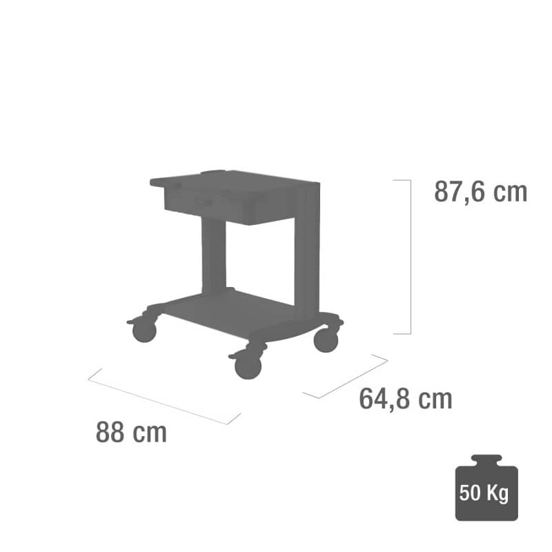 Haeberle Instrument Trolley blue