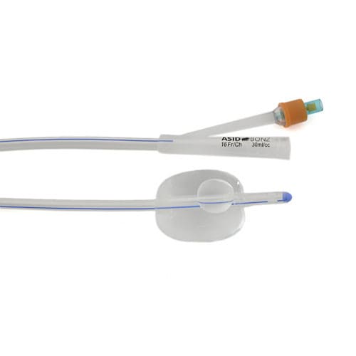UROSID Basic Nelaton Silicone Balloon Catheter, Dual Lumen CH 24