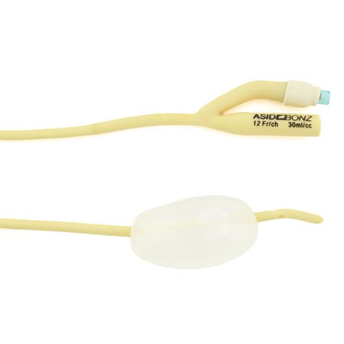 Urosid Latex Tiemann Balloon Catheter, Balloon Volume 30 ml CH 12