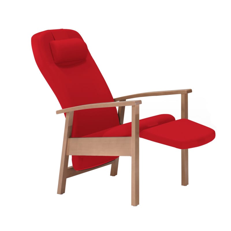Talo Classic Wooden Recliner white (10120)