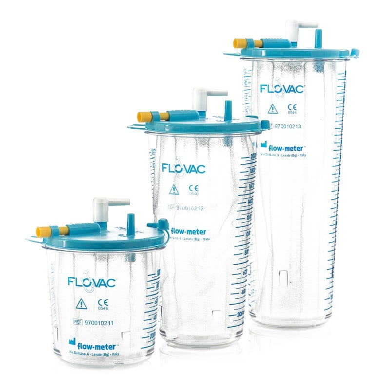 Exterior Container for Flovac Single-Use Bags 1 Litre