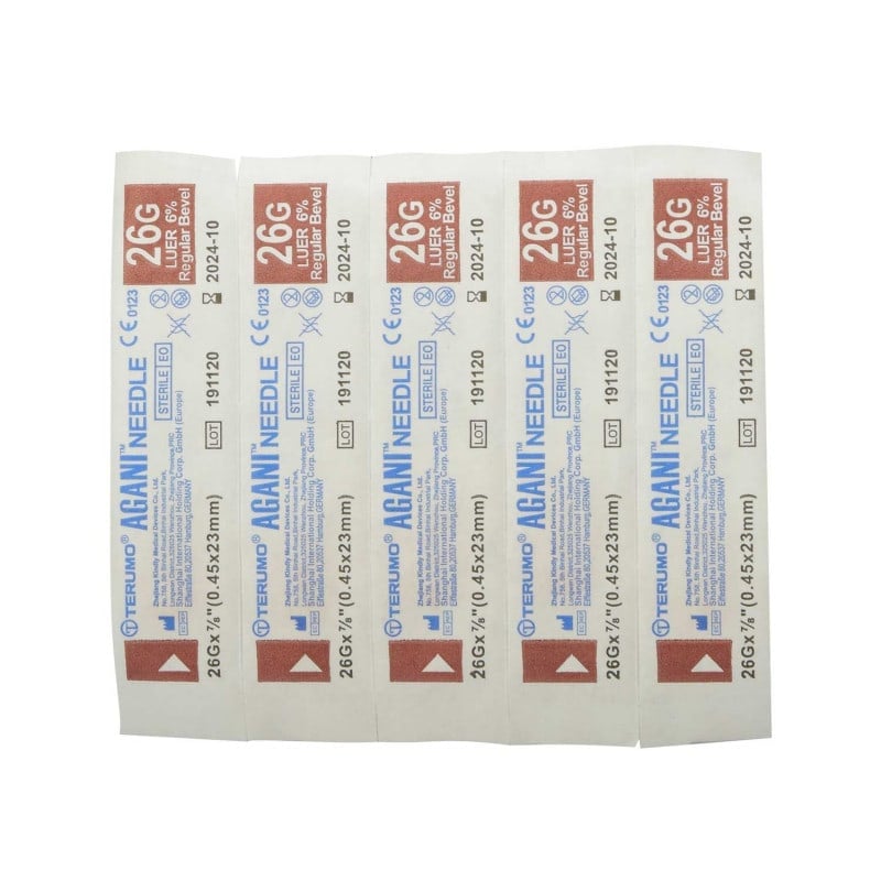 Terumo Agani™ Injection Needle 20G x 1, 0.9 x 25 mm, yellow