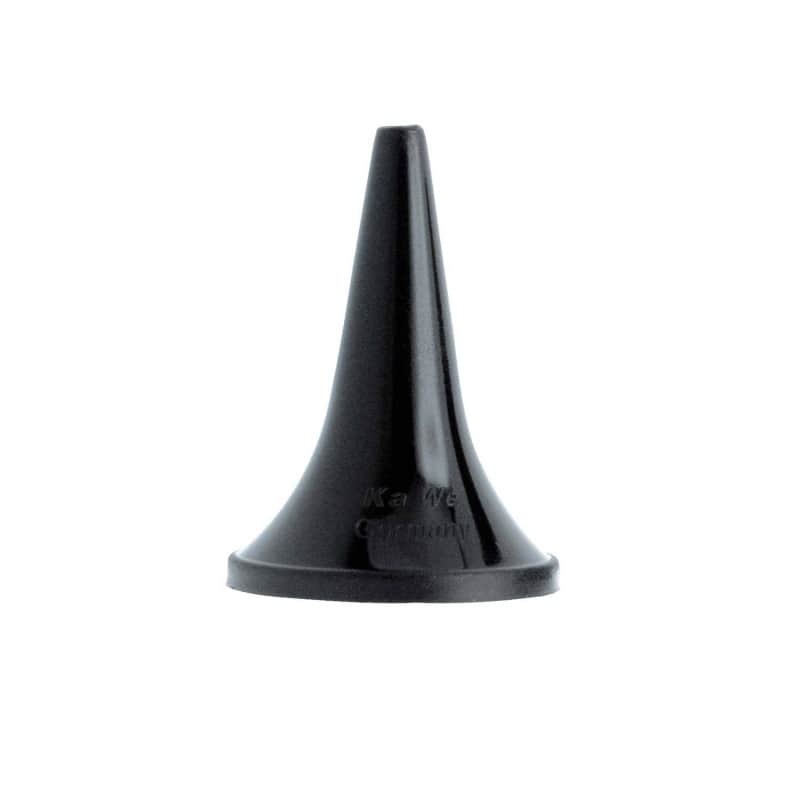 KaWe Disposable Ear Funnels, black 2.5 mm