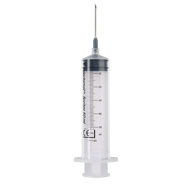 Injectomat® Syringe 50 ml light protected (orange)