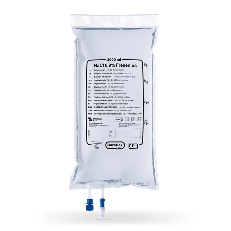 NaCl 0.9% Careflex® Duo Bag 5000 ml