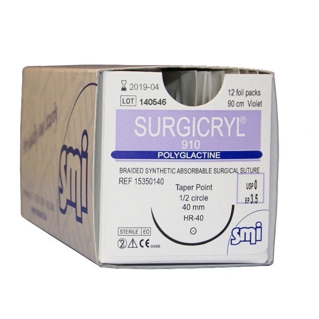 Surgicryl 910 USP3-0 EP2 75cm HR26