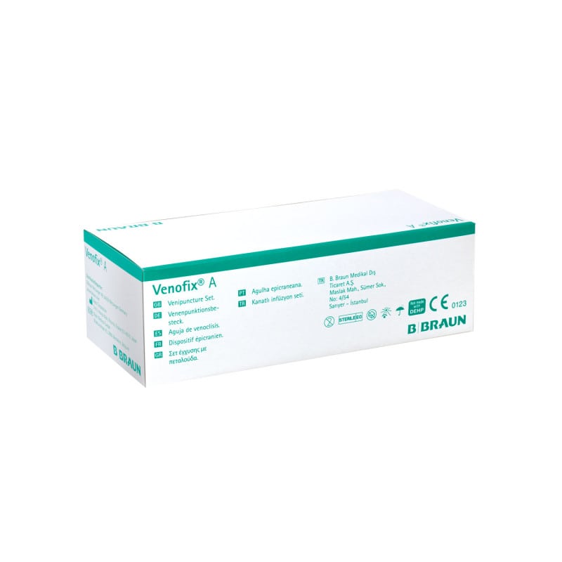 Venofix® A Venipuncture Needle 25G, 0.5 x 19 mm, orange