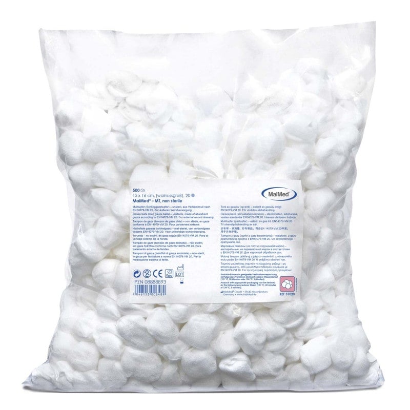 Gauze Swabs, Non-sterile plum-size