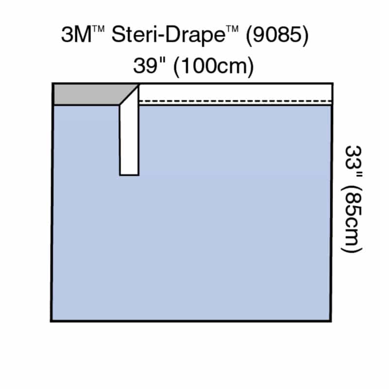 3M Adhesive Surgical Drape 100 x 85cm (9085)