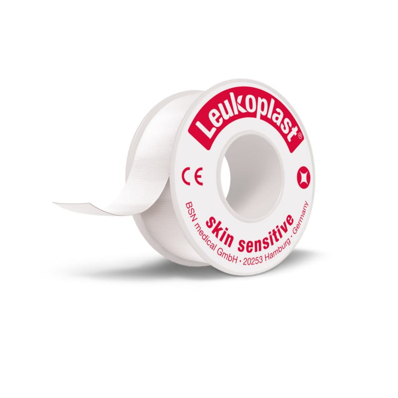 Leukoplast® skin sensitive 1.0m x 2.5 cm | with protective ring