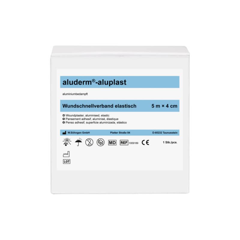 aluderm®-aluplast Wound Plaster, rolled 5 m x 6 cm