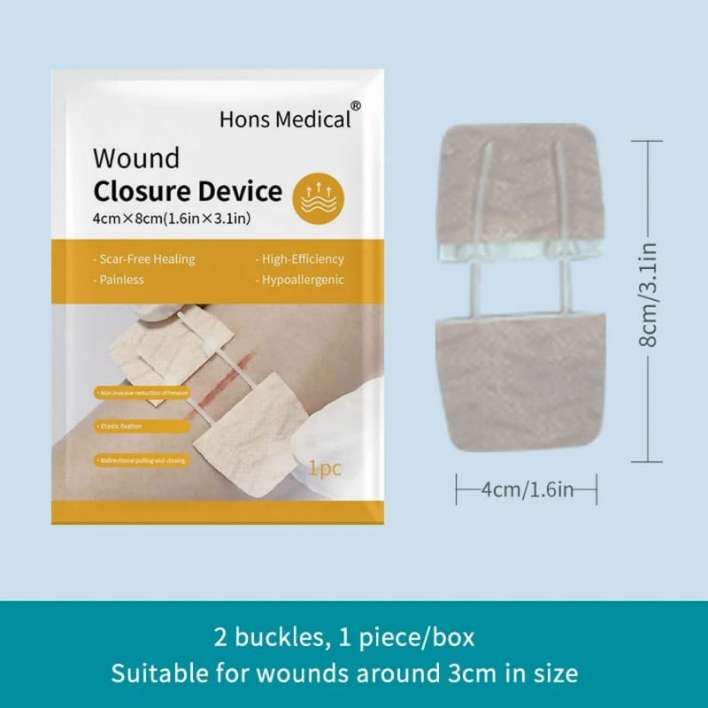 Zip Wound Closure Device G2 4 x 8 cm