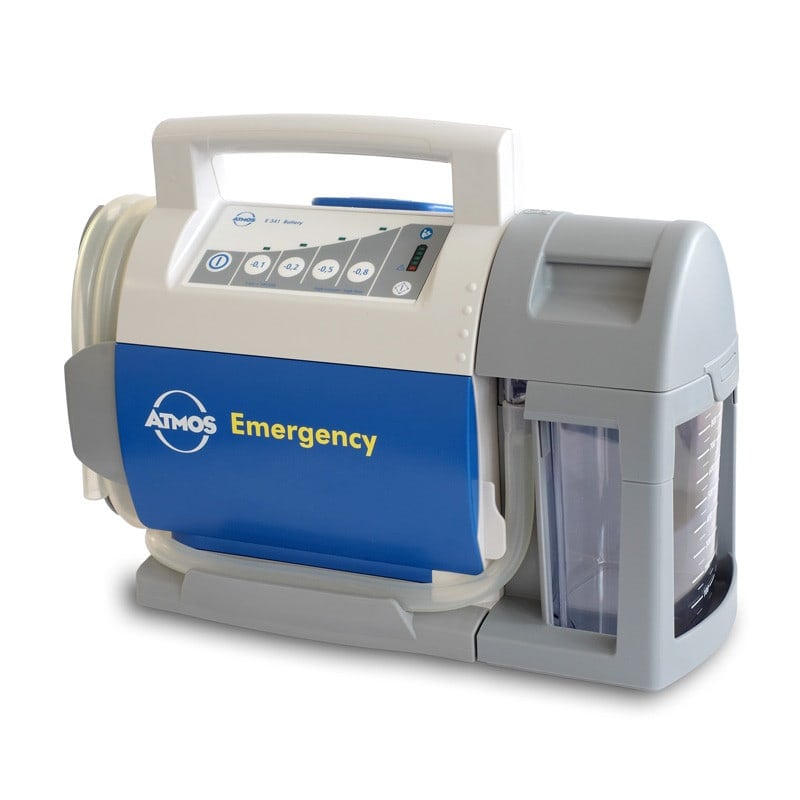 Emergency Aspirator Pump ATMOS E341 Battery with Serres container system