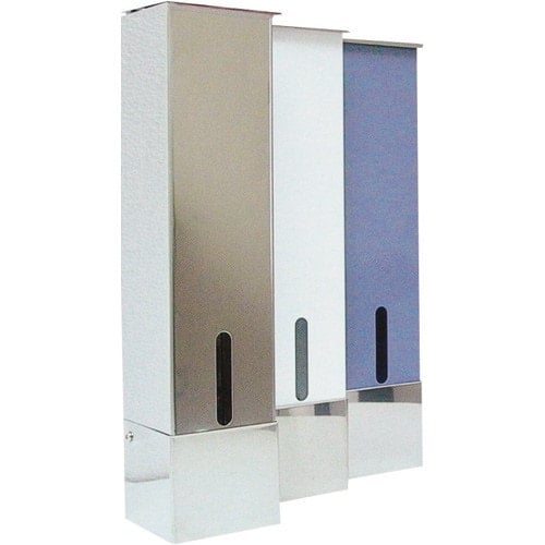 Designer Cup Dispenser metal, white
