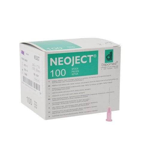 Neoject Ultra-thin Wall Cannulae 0,55 x 25, violet