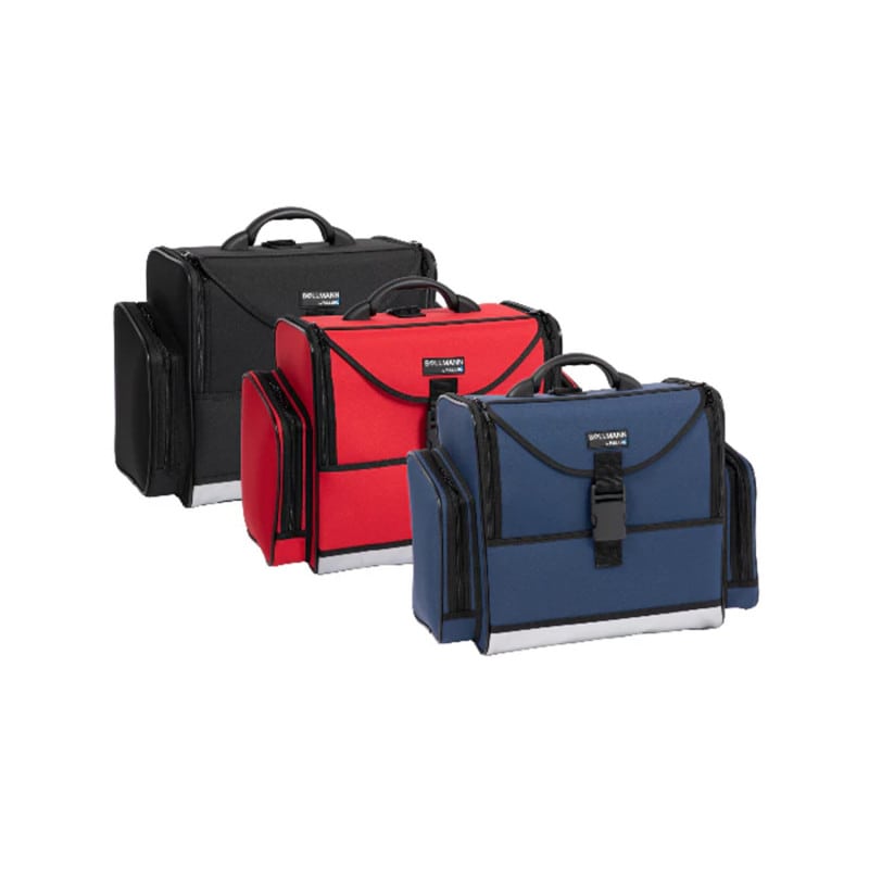 Doctor's Bag, The Alternative with shoulder straps | red
