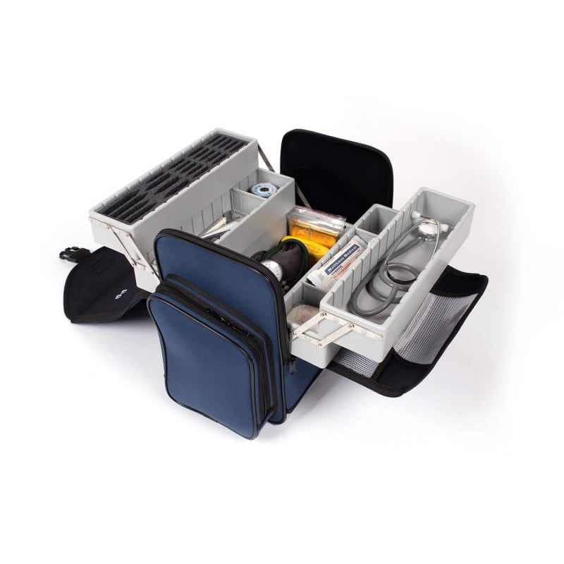 Doctor's Bag, The Alternative with shoulder straps | blue