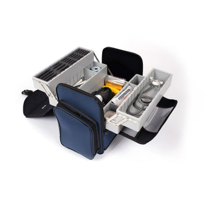 Doctor's Bag, The Alternative with shoulder straps | black