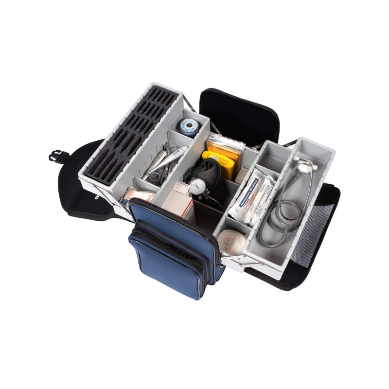 Doctor's Bag, The Alternative with shoulder straps | black