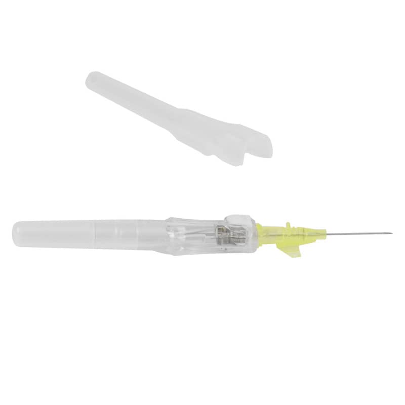 BD Insyte Autoguard Shielded IV Catheter 20G, 1.1 x 30 mm, pink