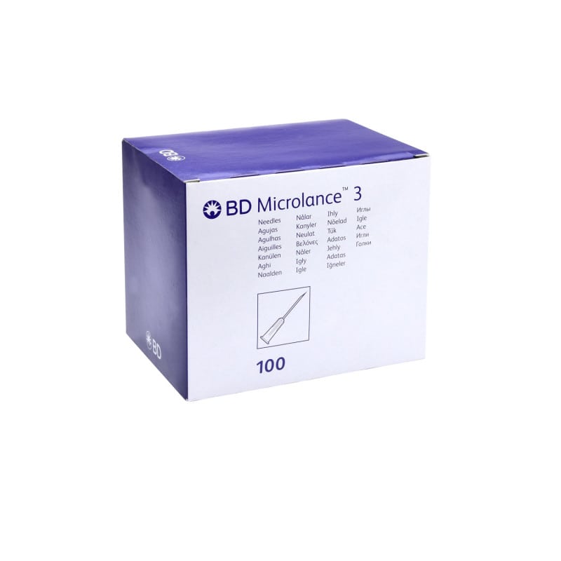 BD Microlance 3 Standard Needles 23G 1" (0,6 x 25mm) blue