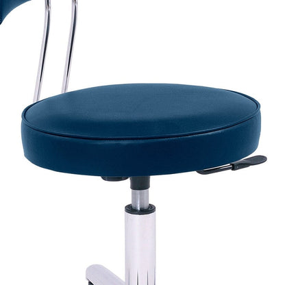 Swivel Chair with Inclined Seat yellow