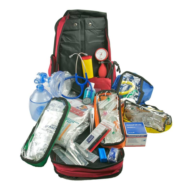 Rescue Rucksack, Filled red | water-tight