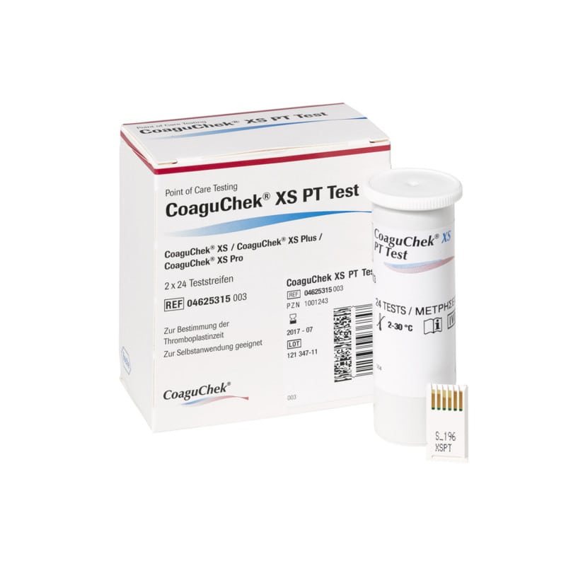 CoaguChek XS PT Test 1 x 24 pieces