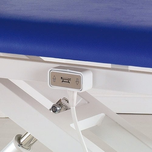 Electric Examination Couch light grey | red