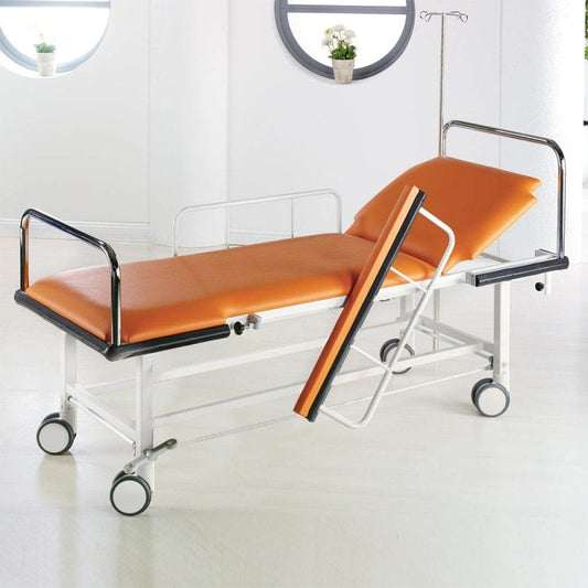 Transport-Recovery Stretcher Trolley pure white | white