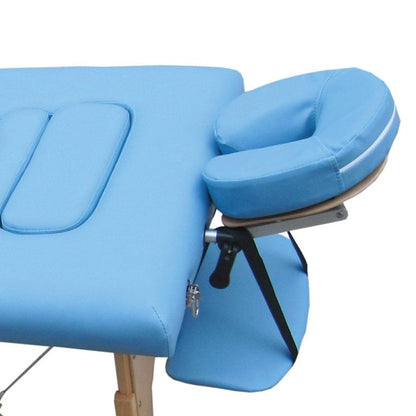 Portable Massage Table, “Surabaya” light blue
