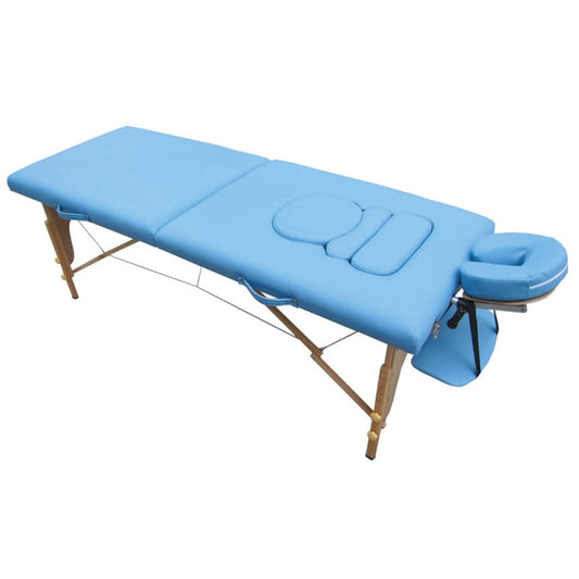 Portable Massage Table, “Surabaya” linden green
