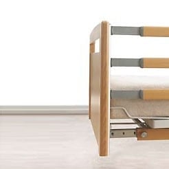 Trix Sideguards for Velino Nursing Beds pear