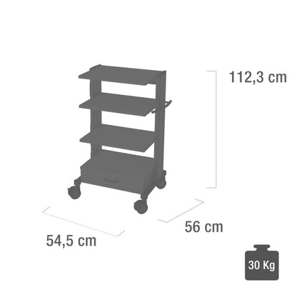 Haeberle Instrument Trolley «swingo» blue