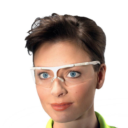 Uvex Super Fit Safety Glasses white-lime