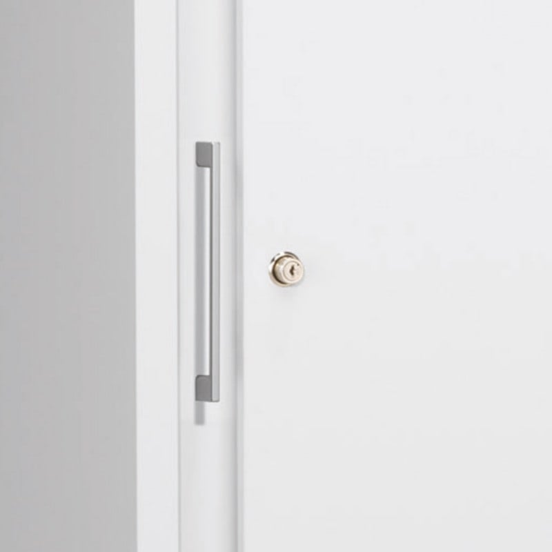 Mauser Sliding Door Cabinet 195 x 120 x 42 cm | ivory