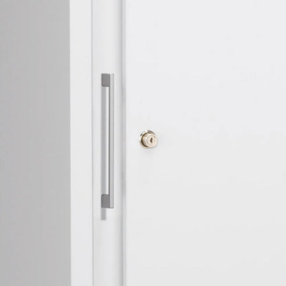Mauser Sliding Door Cabinet 195 x 120 x 42 cm | light grey