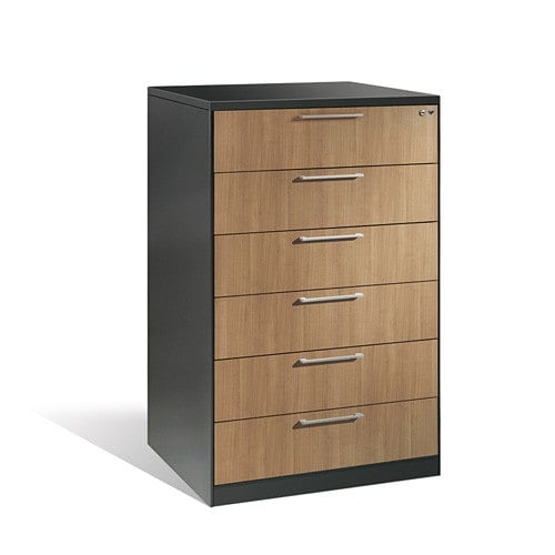 Designer A5 Filing Cabinet 3 drawers, 2 tracks | light blue
