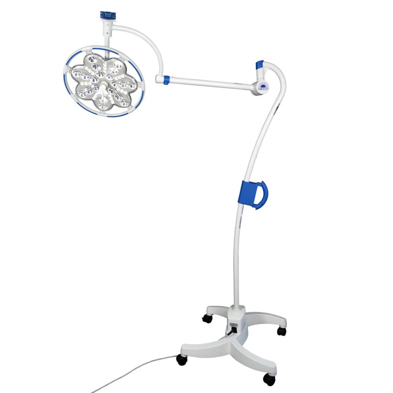 EMA-LED 300 LED Surgical Lamp with roll stand & integrated battery