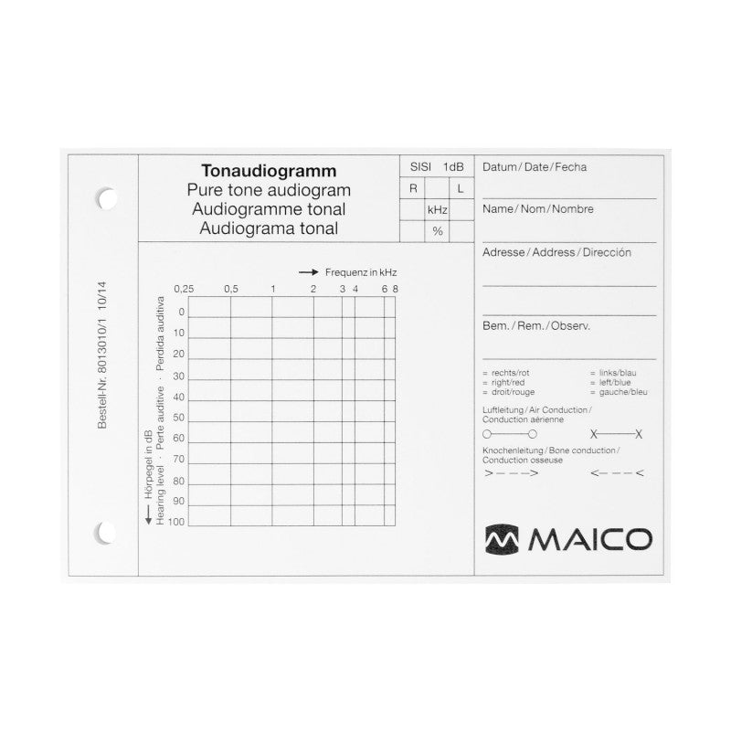 Tone Audiogram Pad for Maico ST20