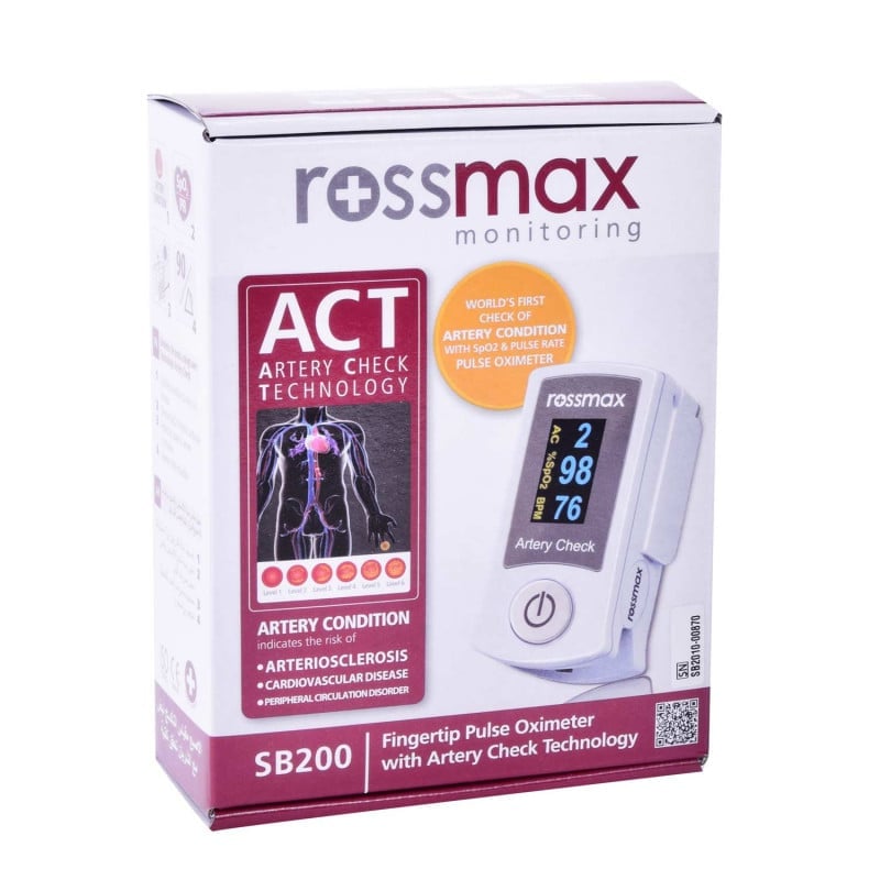 Finger Pulse Oximeter SB200 with Arteriosclerosis Recognition