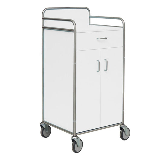 Mobile Cupboard Trolley light yellow