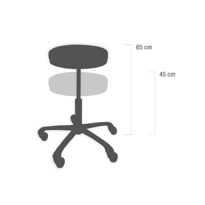 "Hippo" Medical Stool black