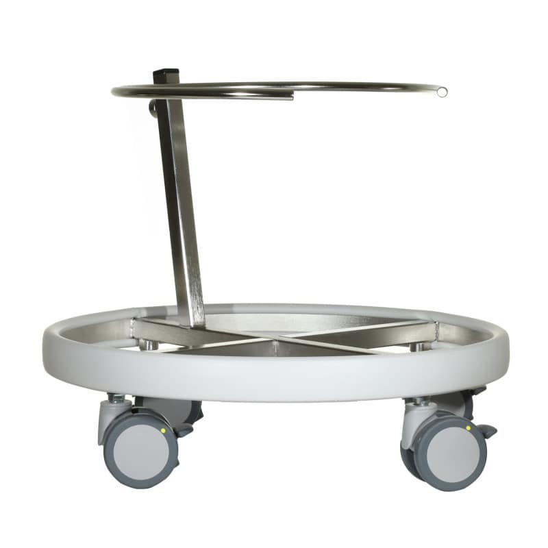 Operating Theatre Waste Bin with push handle