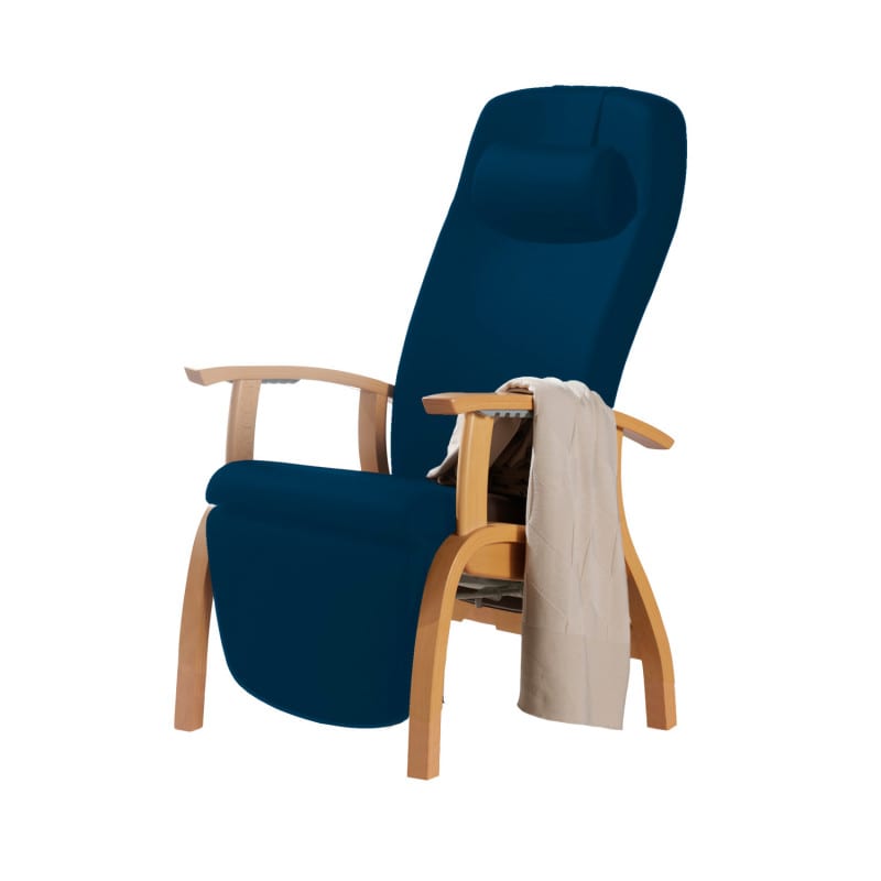 Fero Wooden e-move Chair with Castors | green (20282)