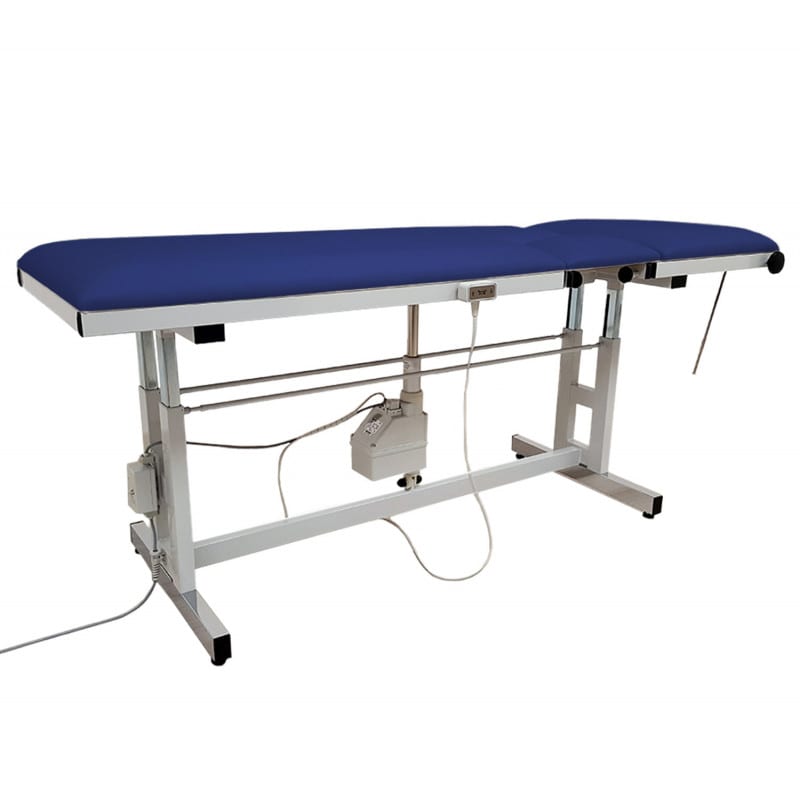 Height-Adjustable Echocardiography Table red