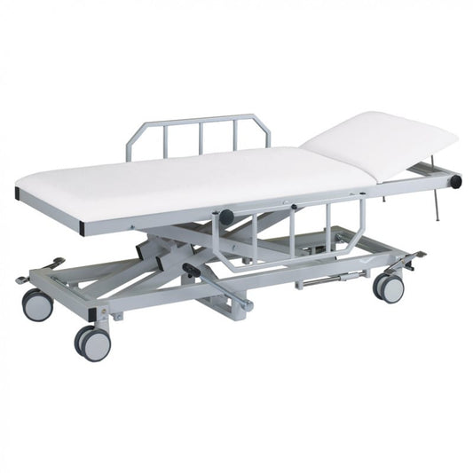 Height-Adjustable Patient Transport Trolley 65 cm | white