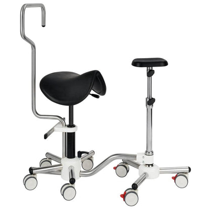 Combo Unit with Saddle Stool & Leg Rest flat