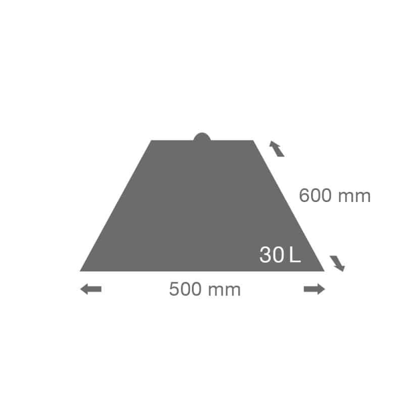 30 Litre Rubbish Bags grey (50 x 65cm)