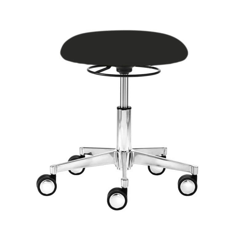 myXPERT Multi-Functional Swivel Stool with Backrest | white